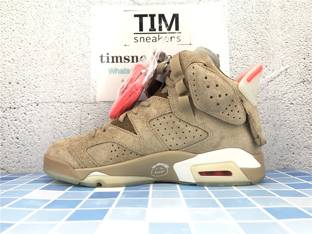 Travis Scott x Air Jordan 6 British Khaki DH0690-200